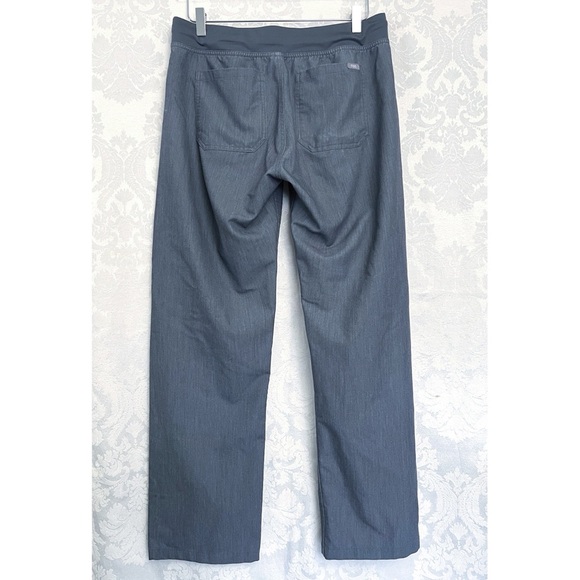 Figs Women’s Graphite Gray High Waisted Livingston Scrub Pants Size M GUC Nurse - Picture 5 of 7